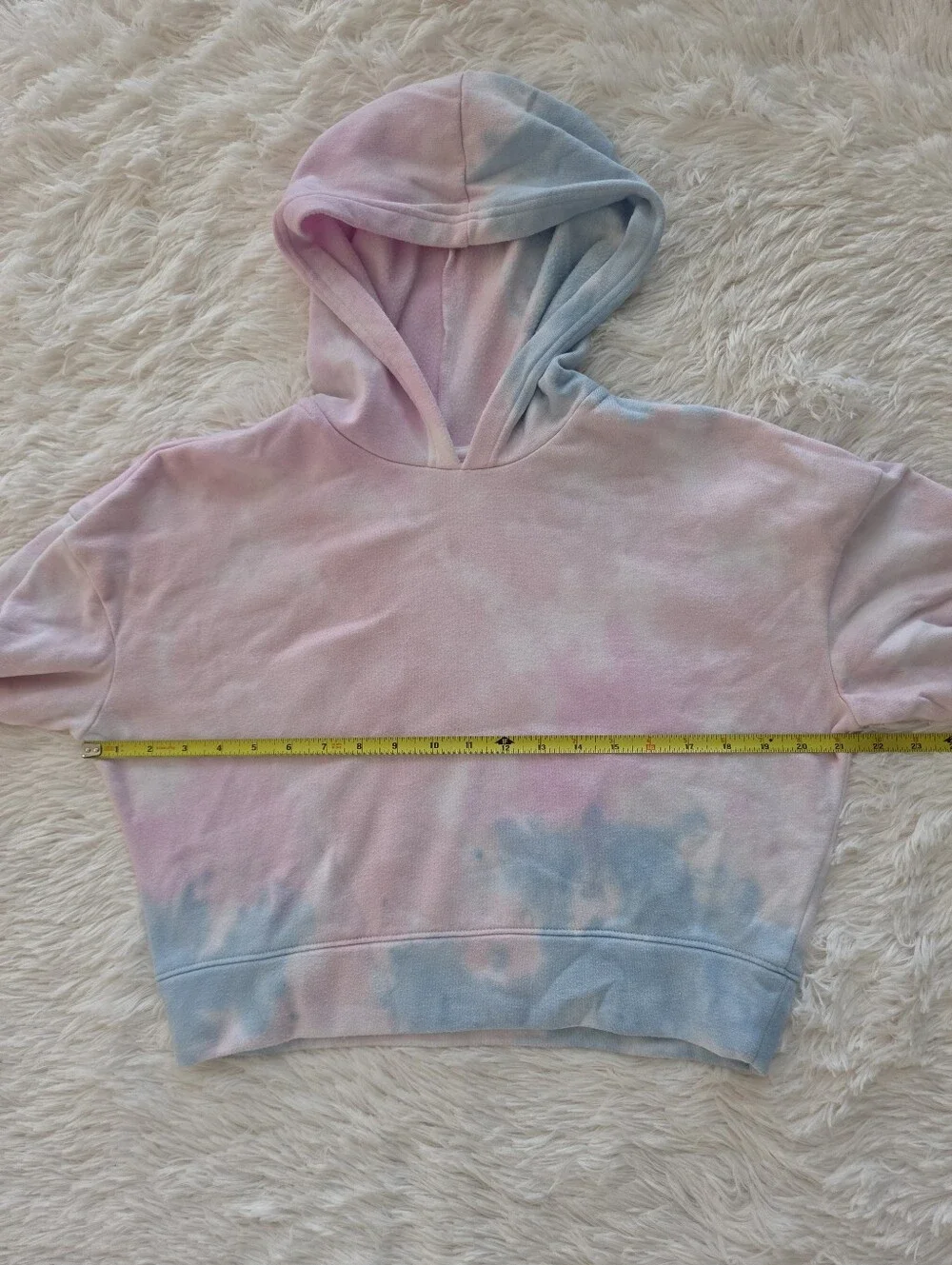 Sugar & Jade Bundle Of 2 Cropped Tie Dye Hoodie Sweatshirts Girls Size 12/14